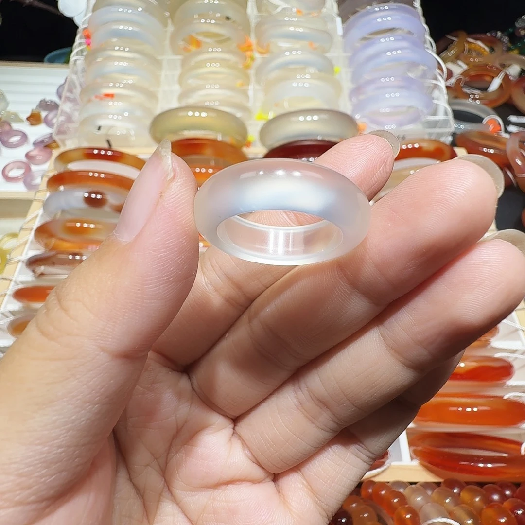 玛瑙/玉髓未镶嵌戒指