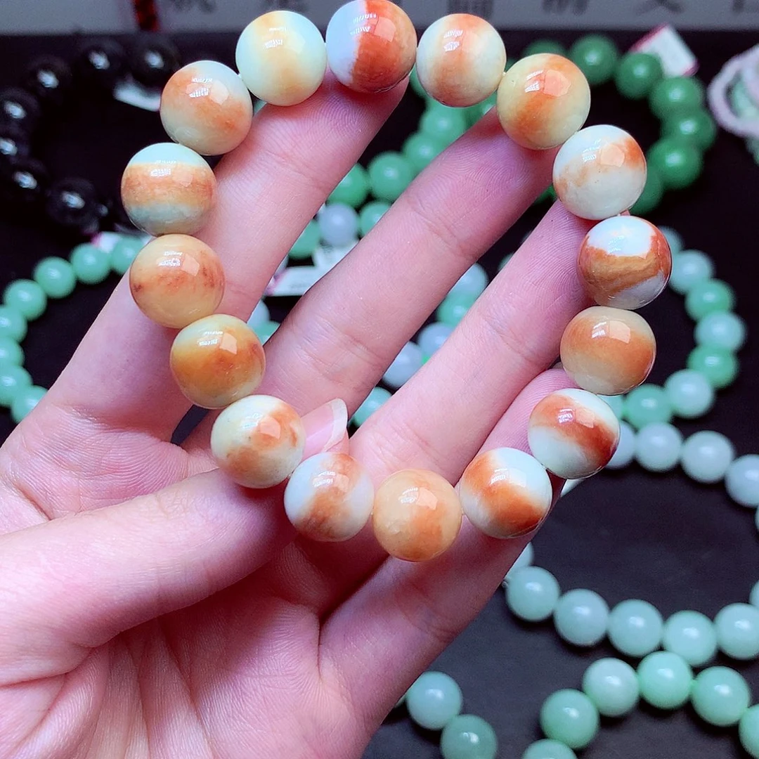 翡翠未镶嵌毛衣链