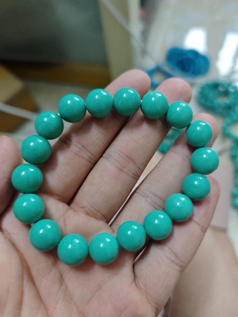 a5高池绿12MM手串