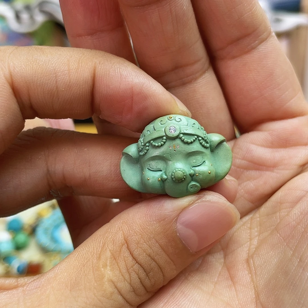 M***y绿松石未镶嵌吊坠(不含链)