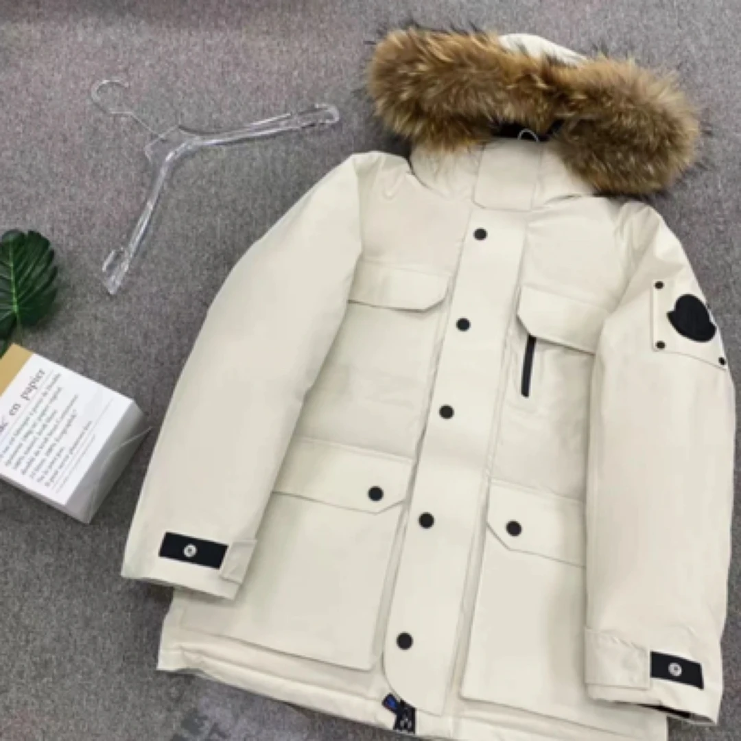 极寒系列男女同款派克时尚休闲连帽羽绒服外套-78777