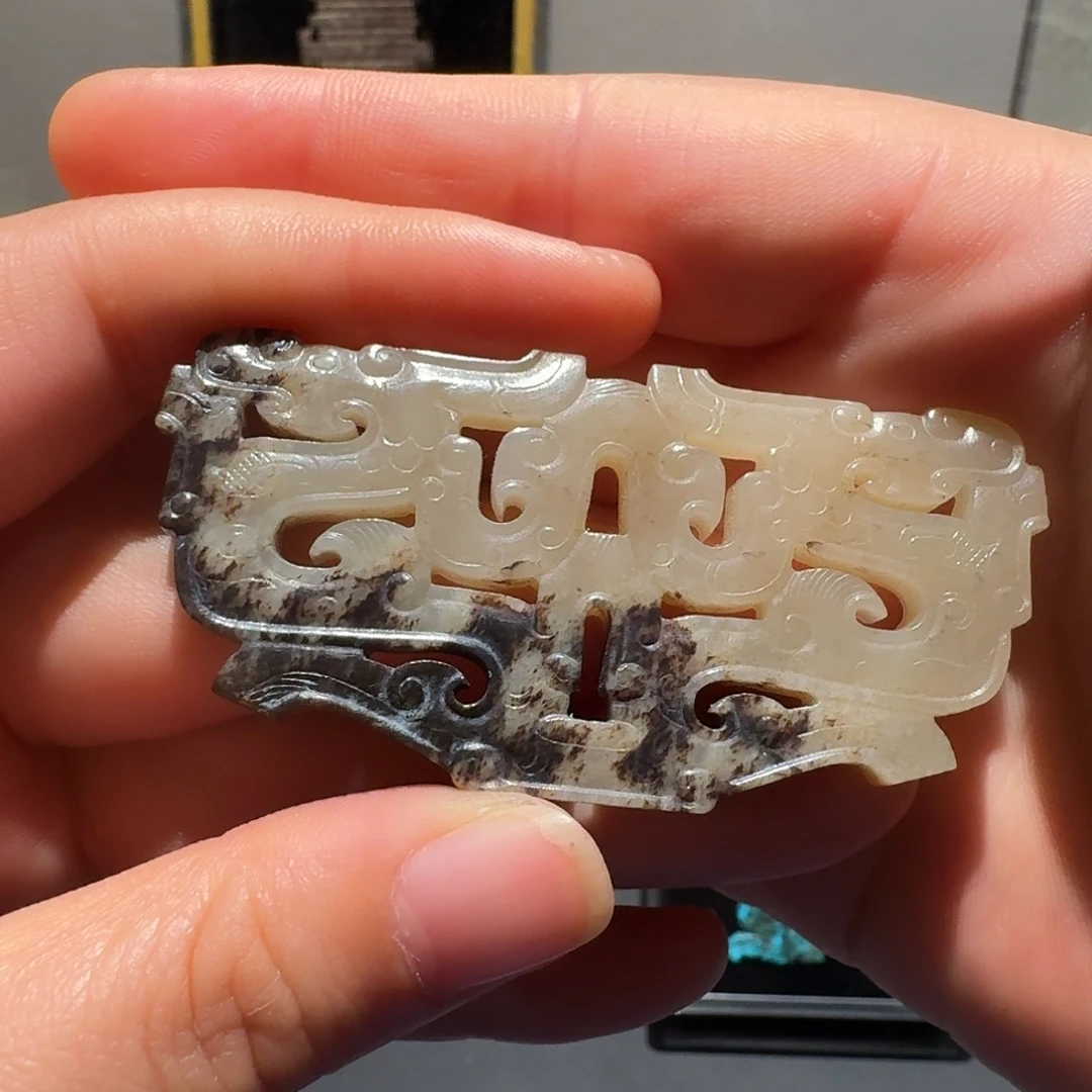 天***下和田玉未镶嵌挂件