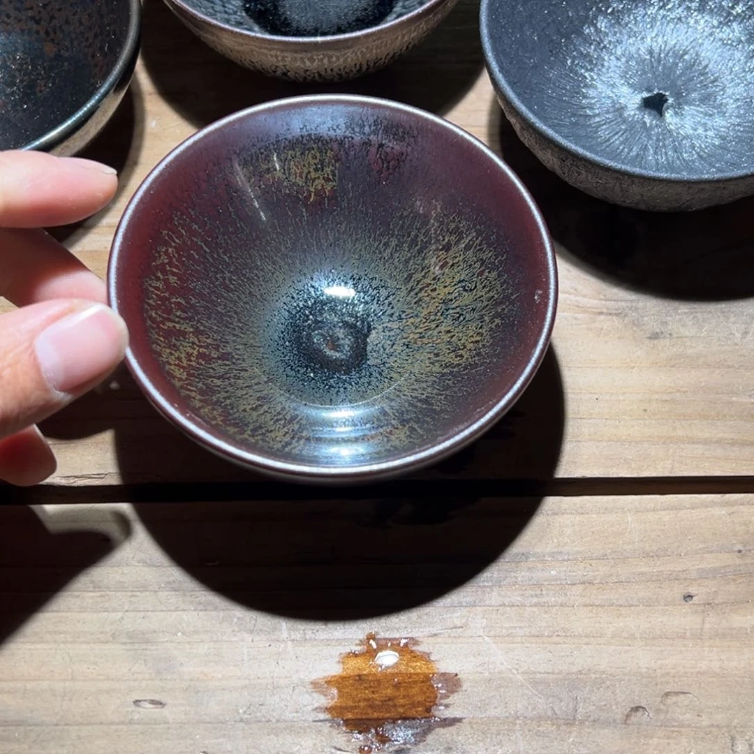 茶盏老木头柴烧建盏精选9