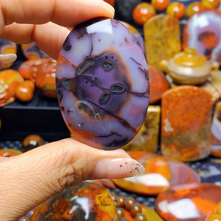 *****玛瑙/玉髓合金颈饰