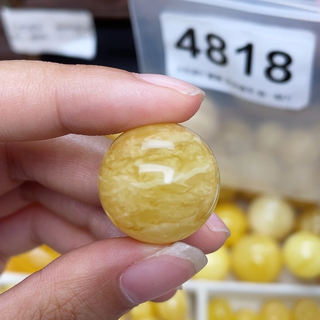 蜜蜡未镶嵌珠宝奇石粉21.2