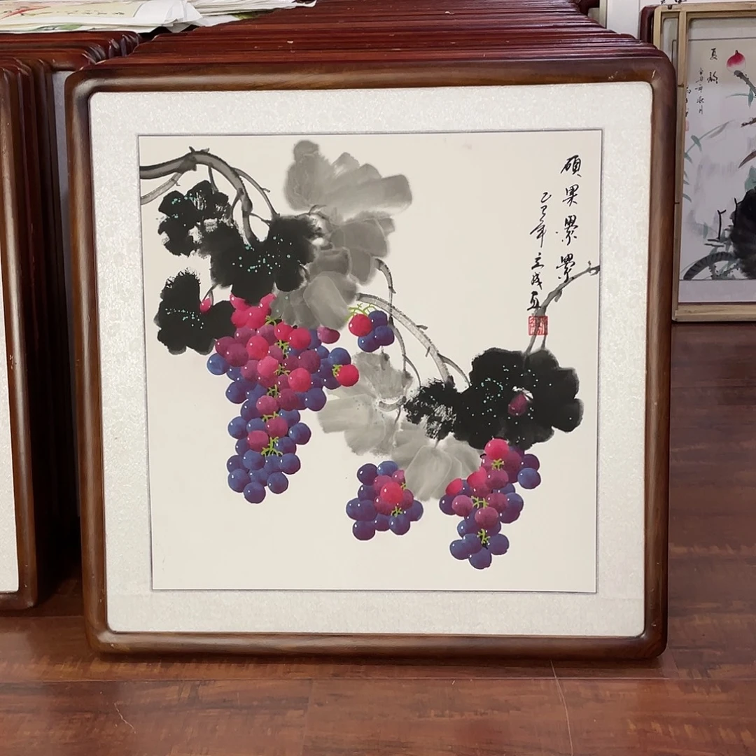 国画带框尺寸63*63厘米