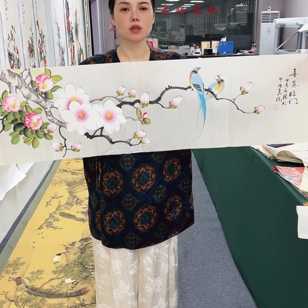 国画宣纸国画纯手绘作品