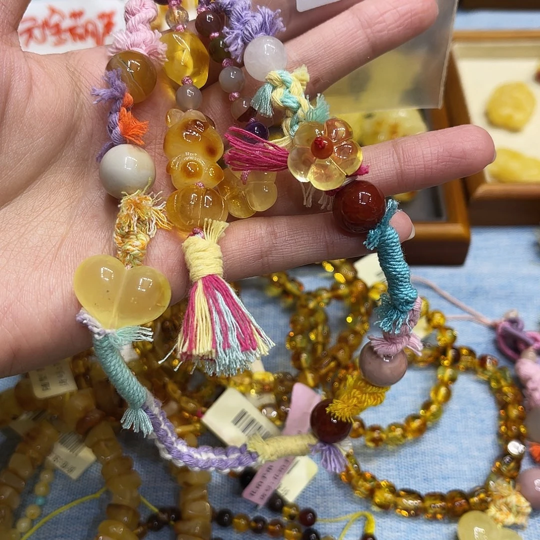 琥珀未镶嵌珠宝奇石