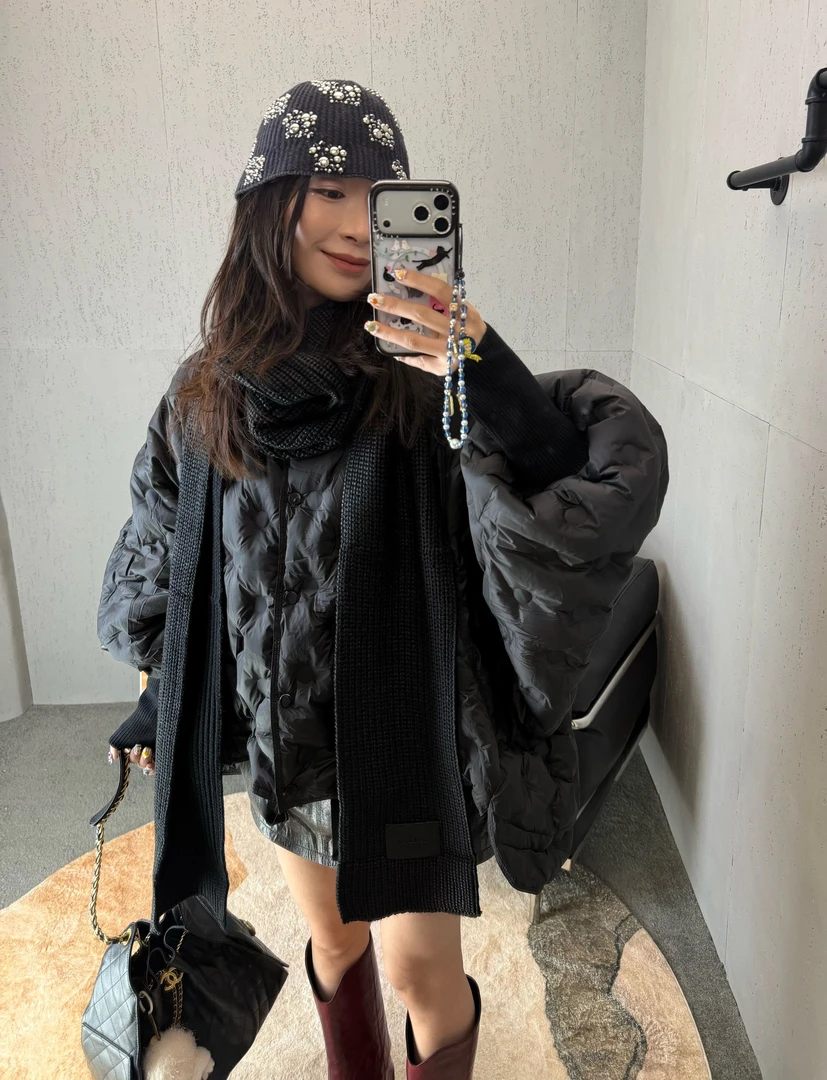 Angle Expert秋冬新品时装蝙蝠袖鹅绒服