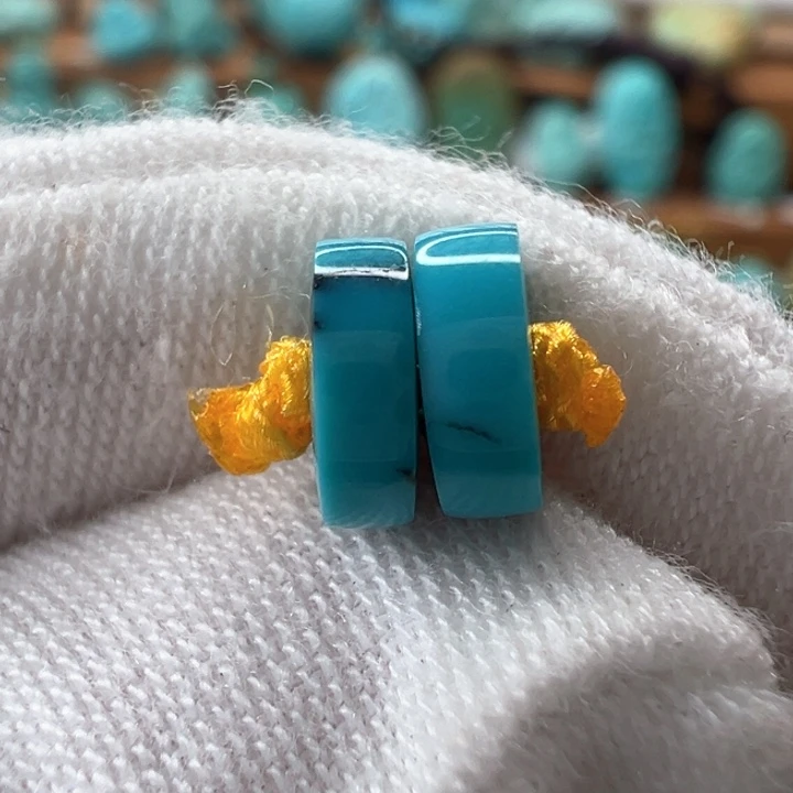 绿松石未镶嵌隔片7mm