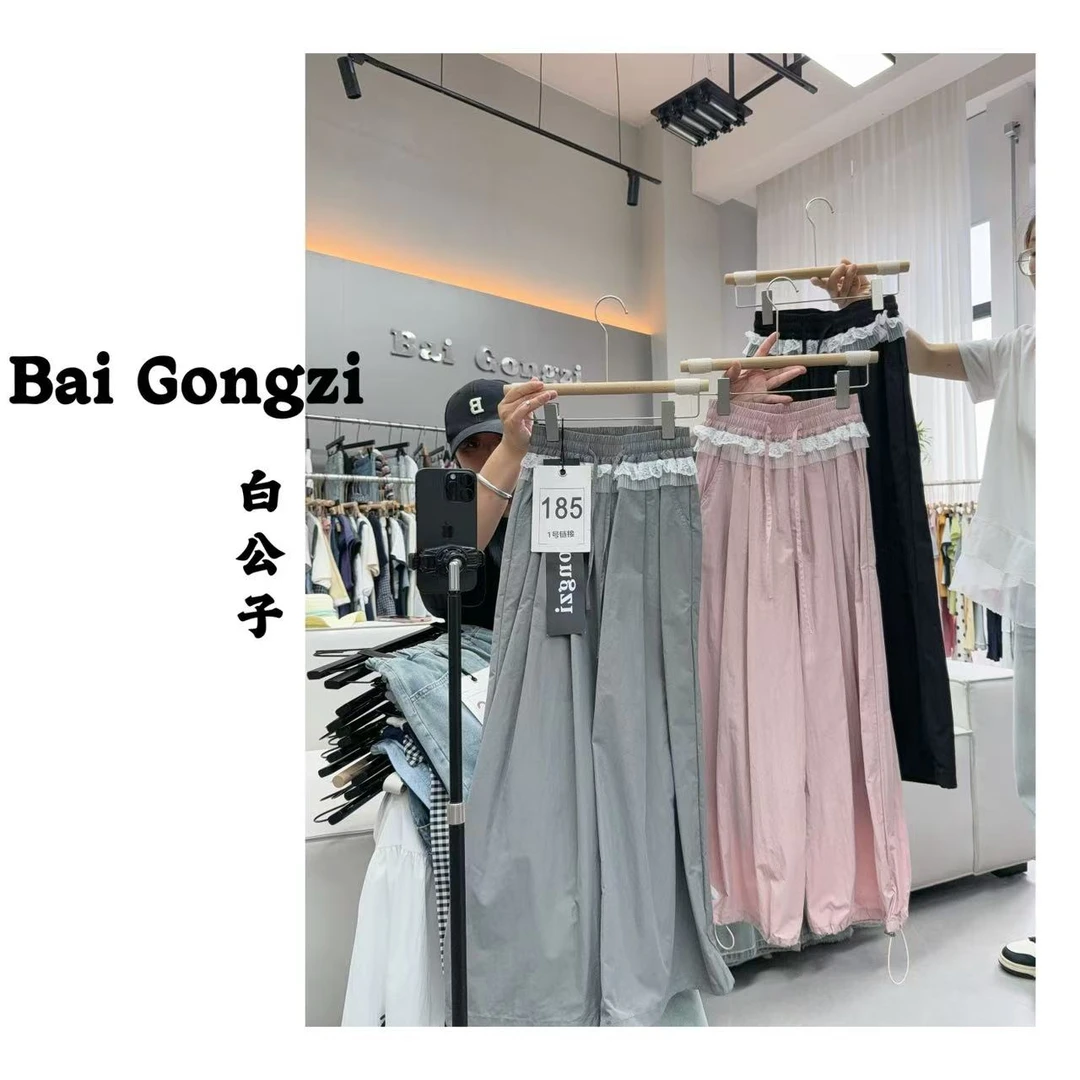 【白公子】【185】2025夏季新款…中大女童牛仔裤