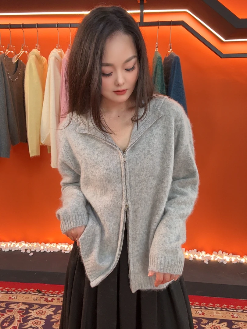 【LIU YI】2025连帽年秋季新款时尚显瘦简约休闲百搭韩系长袖