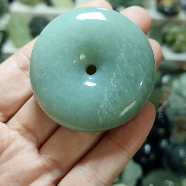 岫玉平安扣未镶嵌