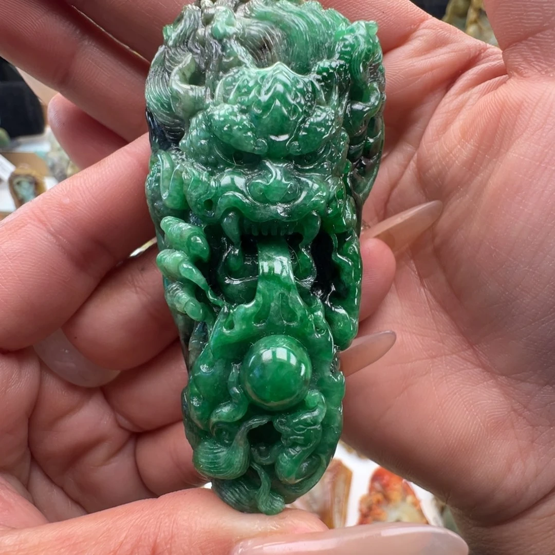 未镶嵌挂件翡翠天然缅甸