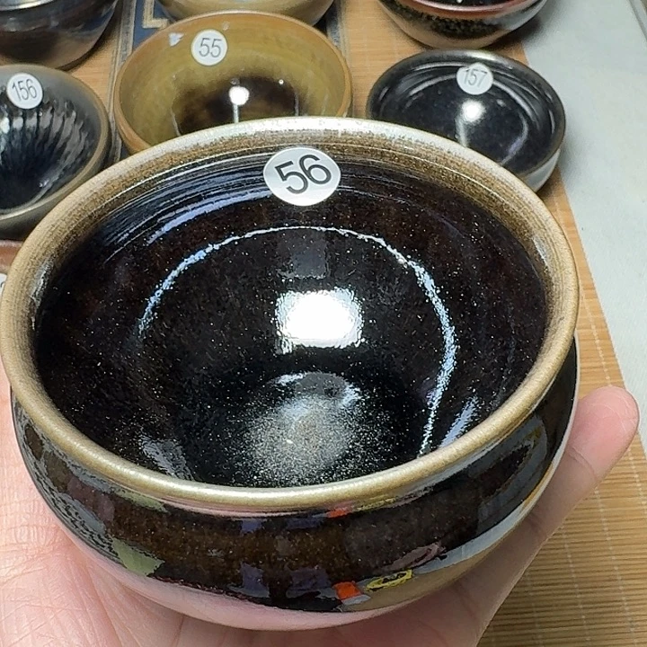 茶盏56坚记茶盏摆件