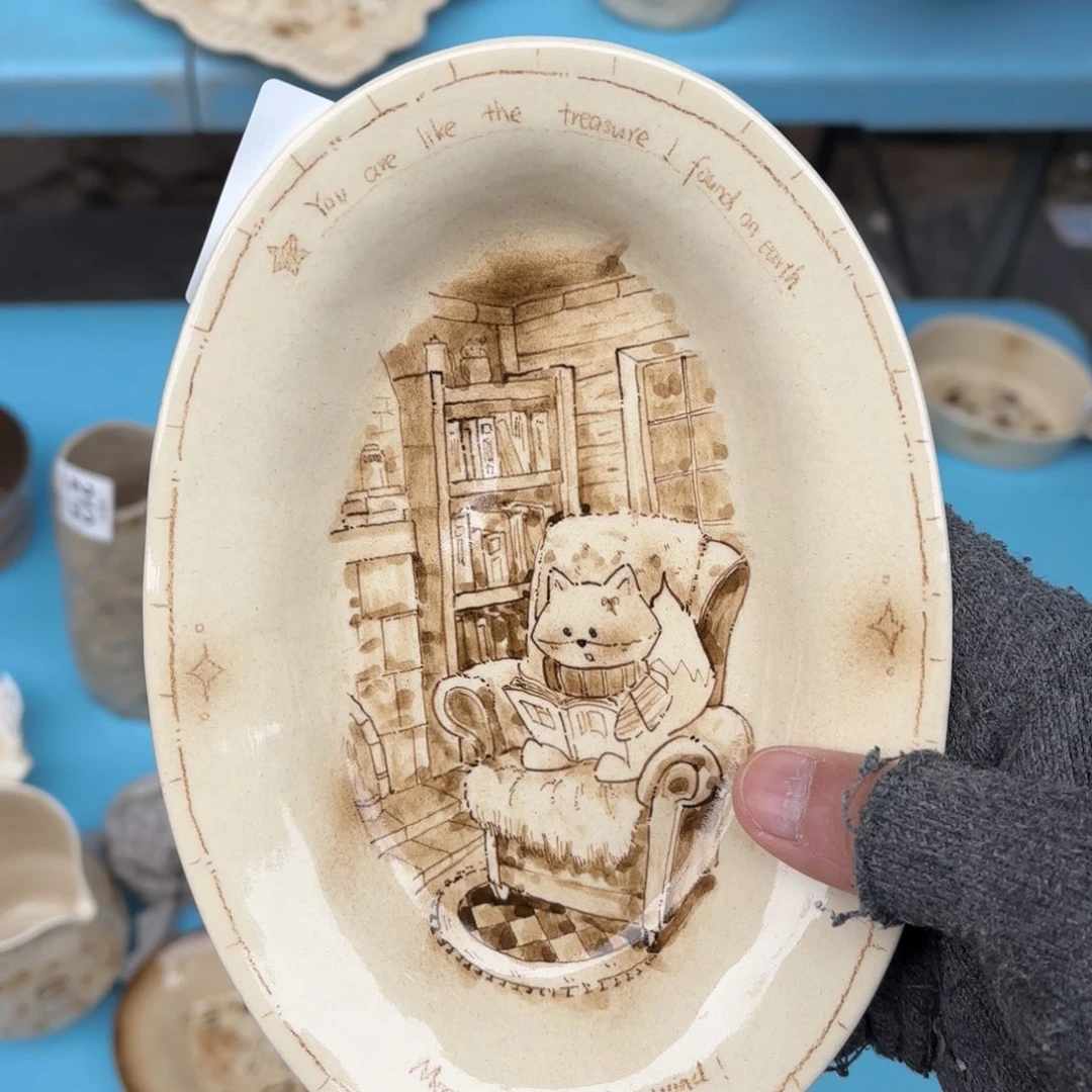 瓷片可爱的鸭鸭鸭鸭鸭