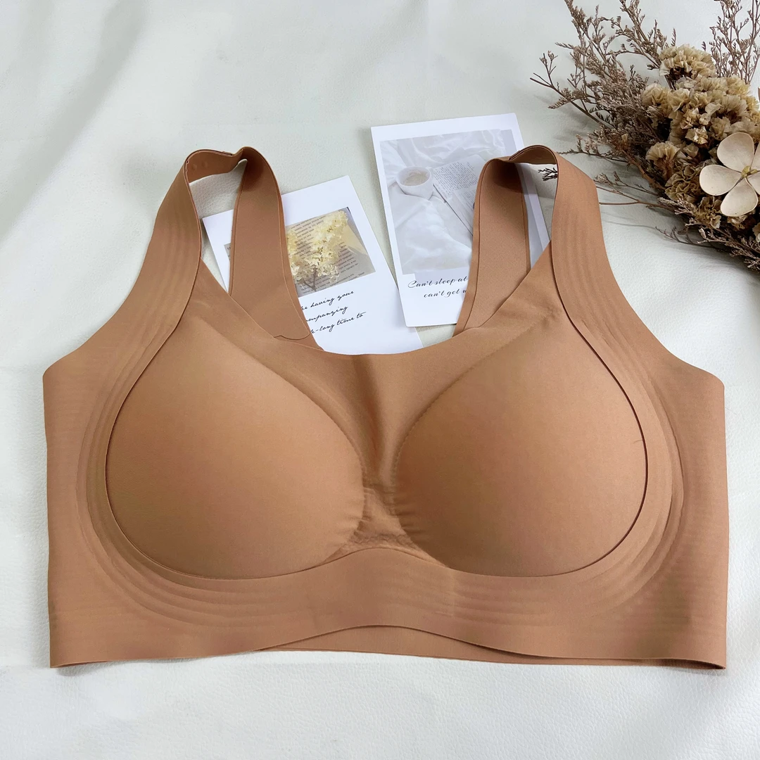 【2XL背心】freebra无痕内衣高压全固定天然乳胶杯垫提拉防下垂文胸