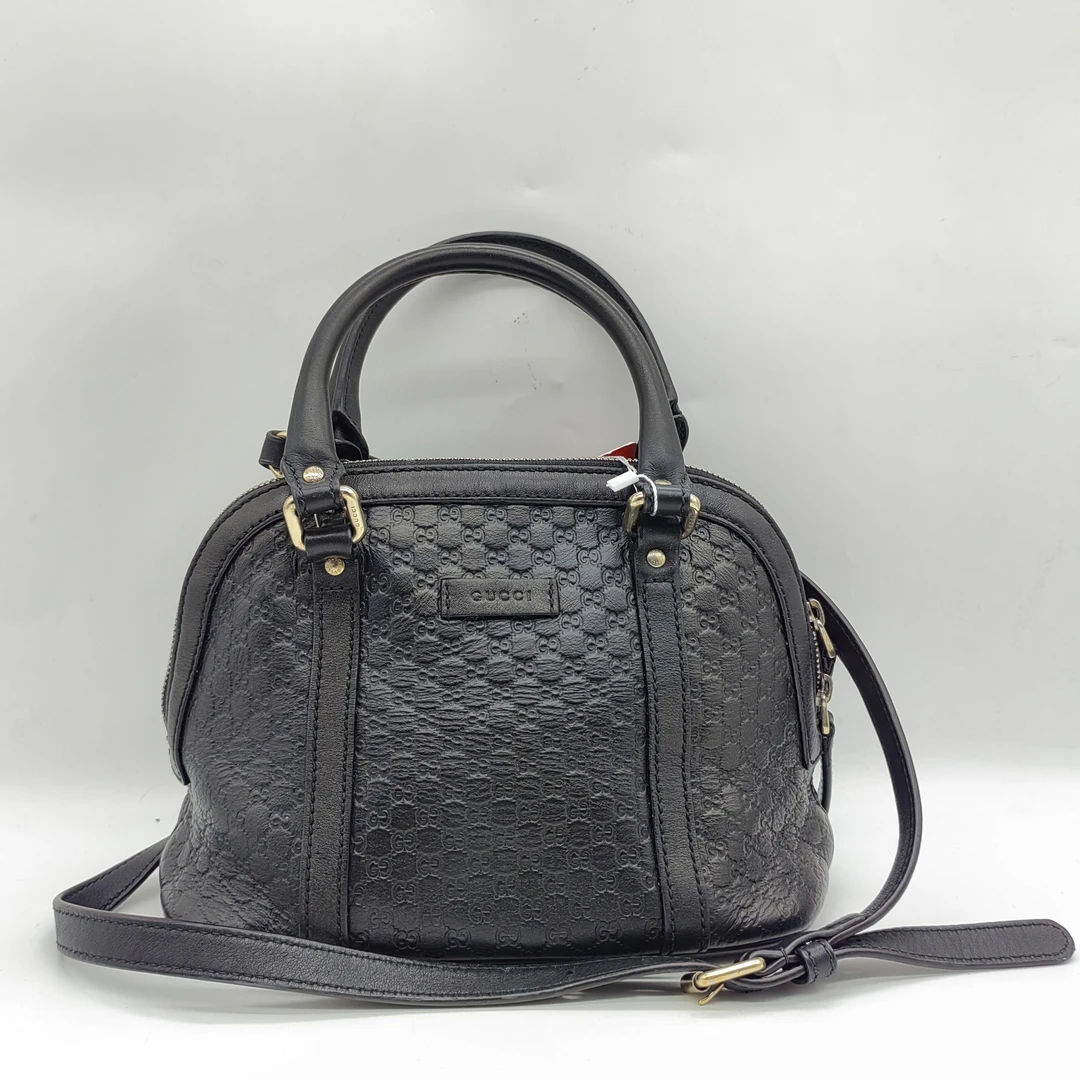 95新 GUCCI/古驰  黑色贝壳包 1532 3810