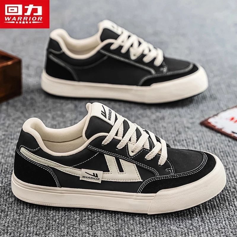 回力男鞋2025秋季新款防滑耐磨经典休闲鞋百搭板鞋男学院风帆布鞋