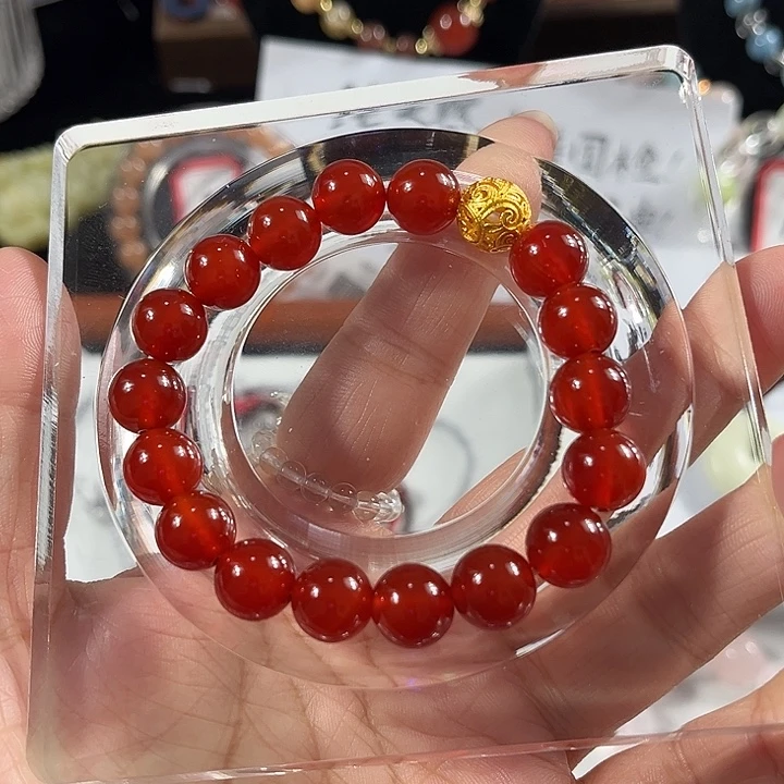 合金水晶手链金球款