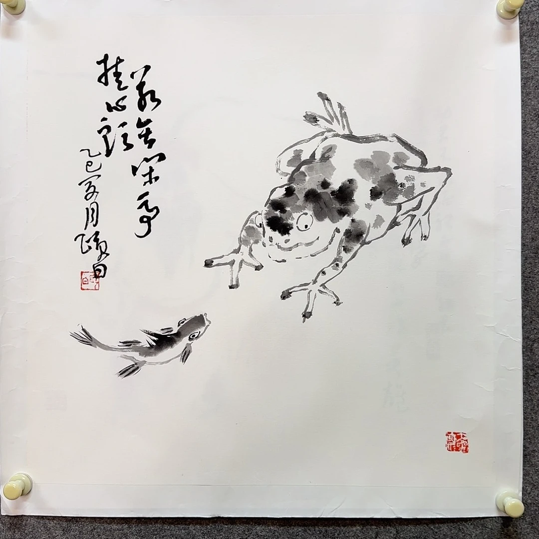 国画颐白老师手绘作品
