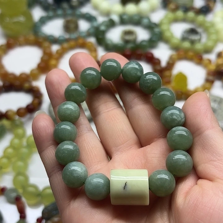 蛇纹石玉未镶嵌手串