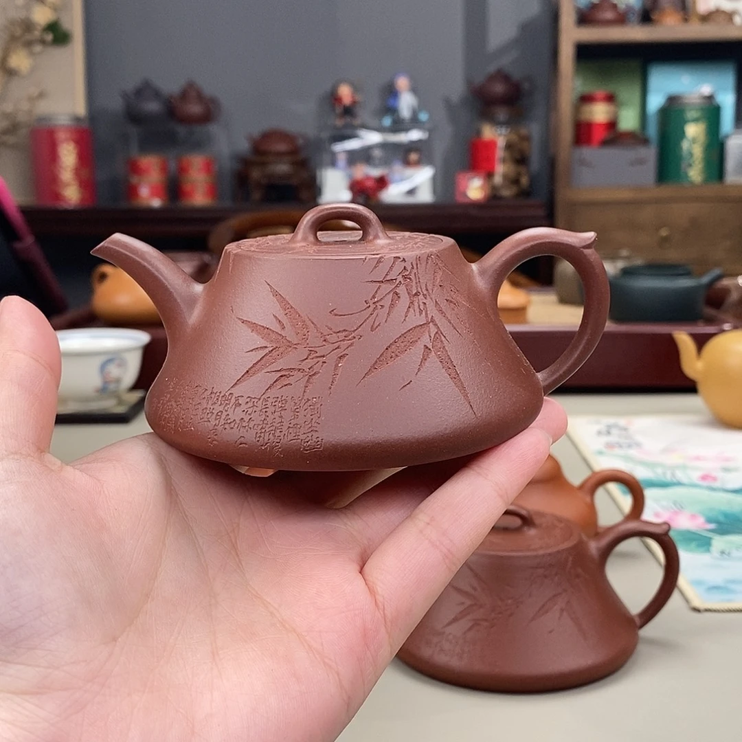 茶壶紫砂黄龙源底槽清回想半手180cc