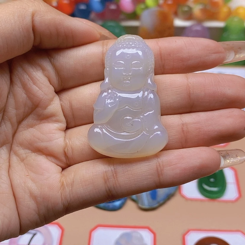 【闪购商品】玛瑙/玉髓玉牌未镶嵌西*