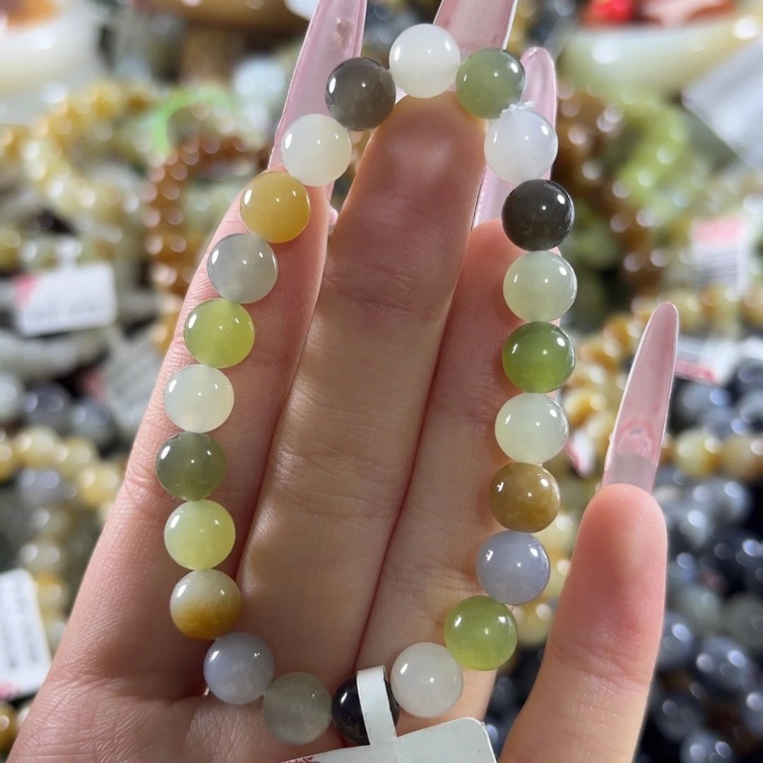 和田玉未镶嵌手链153