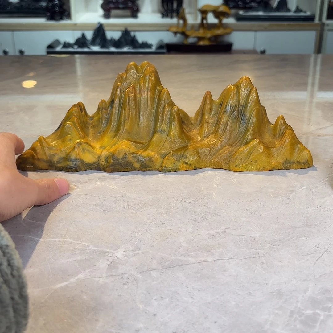 宏***坊摆件灵璧石手工雕刻奇石摆件