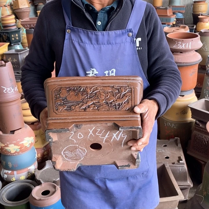 紫砂花盆紫砂花盆