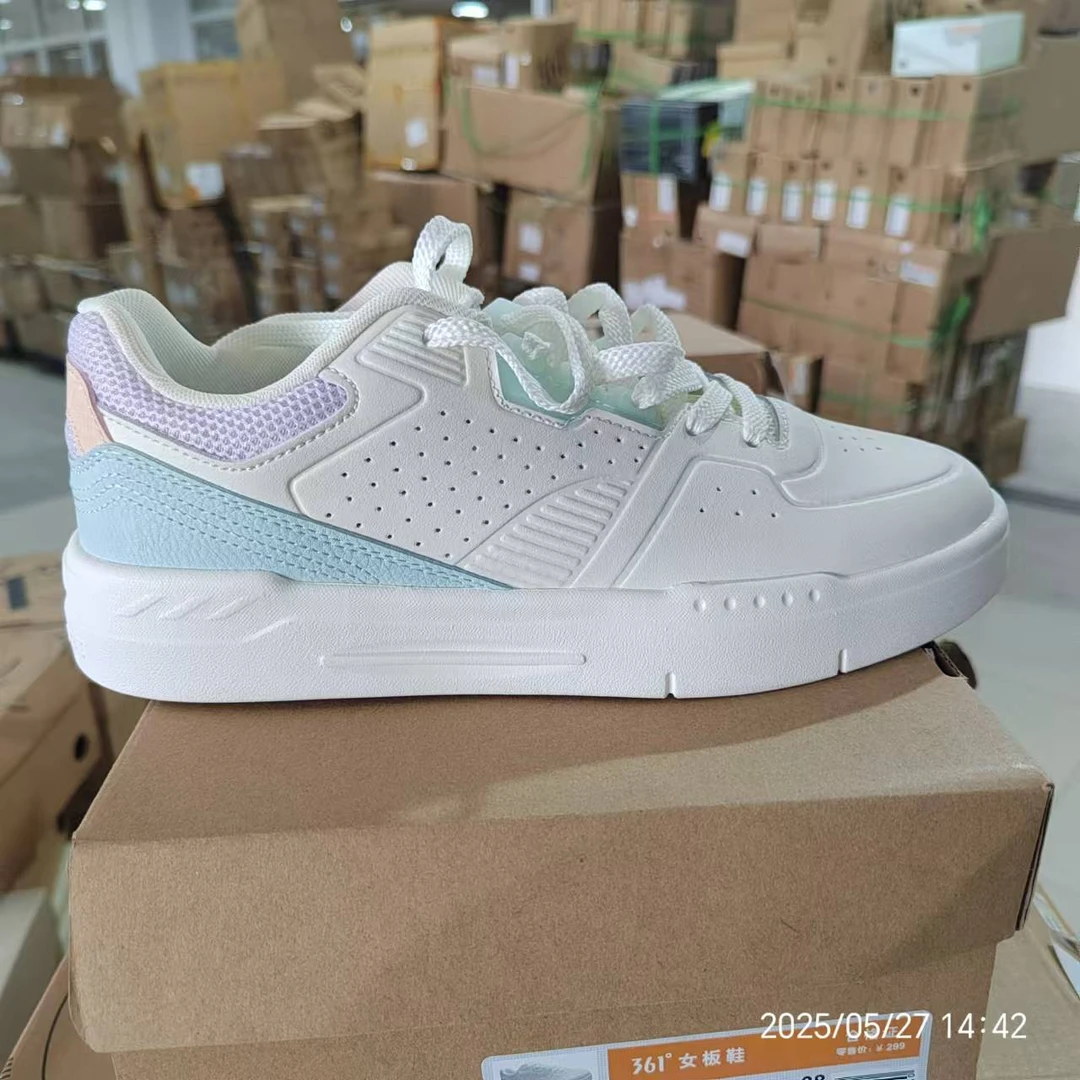 361度夏款女板鞋轻量科技超轻百搭小板鞋微瑕  介意勿拍