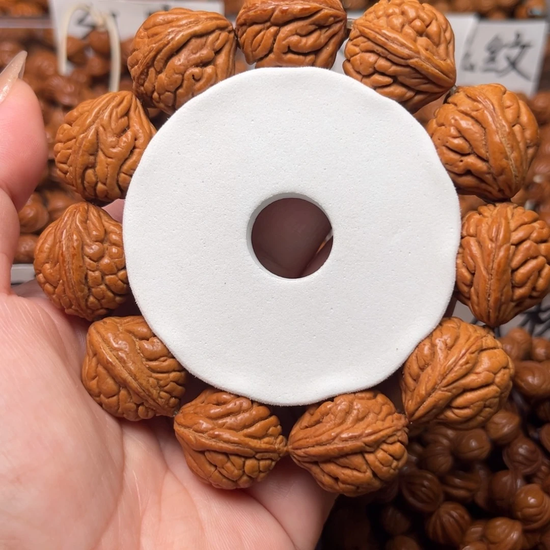 桃核把件22左右霸王龙手串