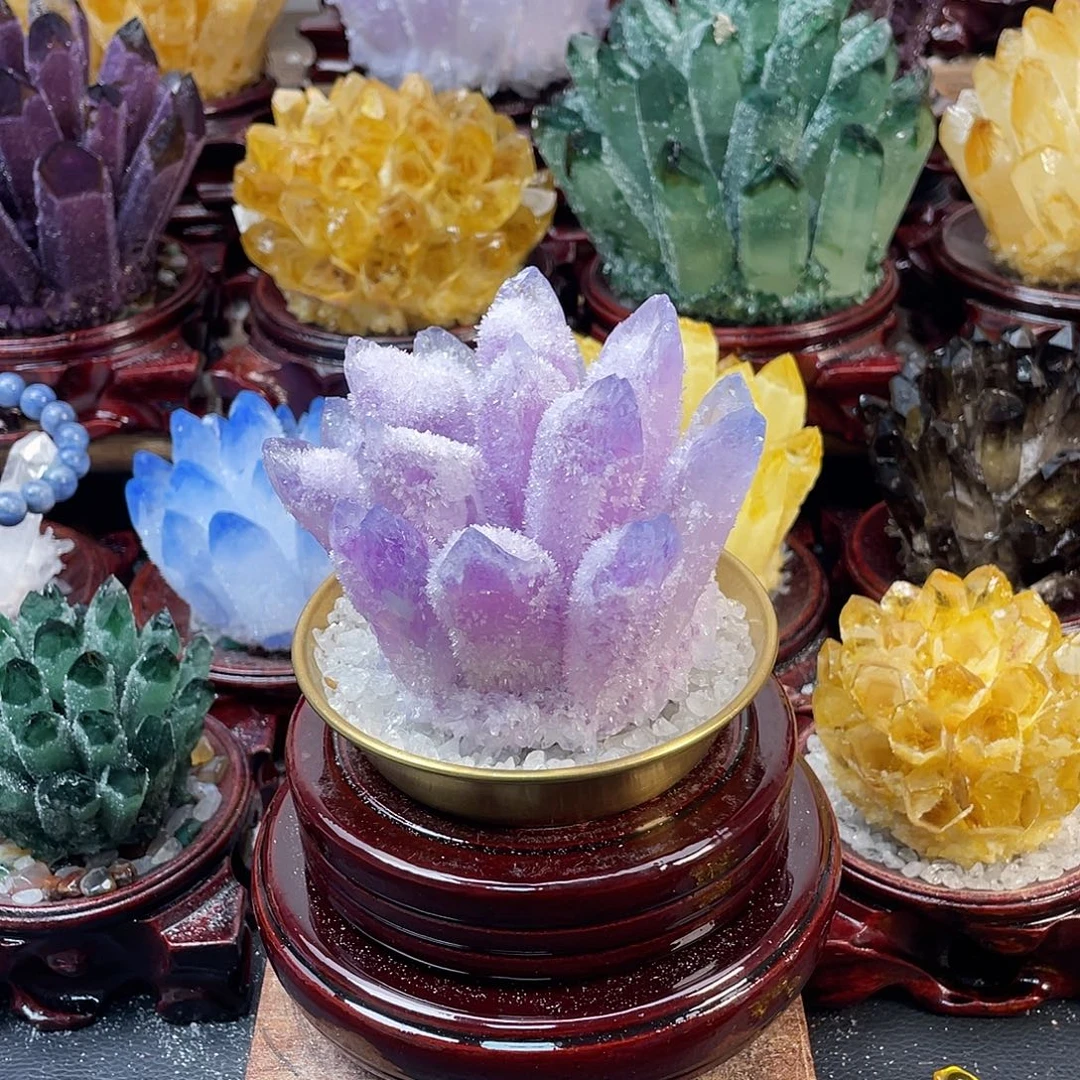 巍***子石材天然粉水晶188