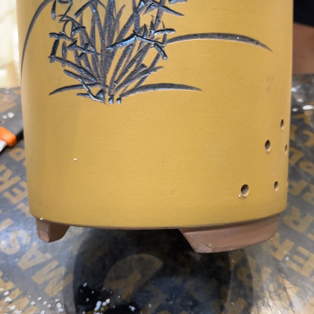 紫砂花盆口径17.22口径