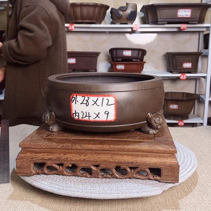 紫砂花盆紫砂花盆