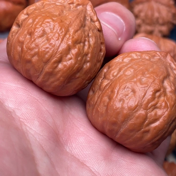 文玩核桃把件水晶佛肚