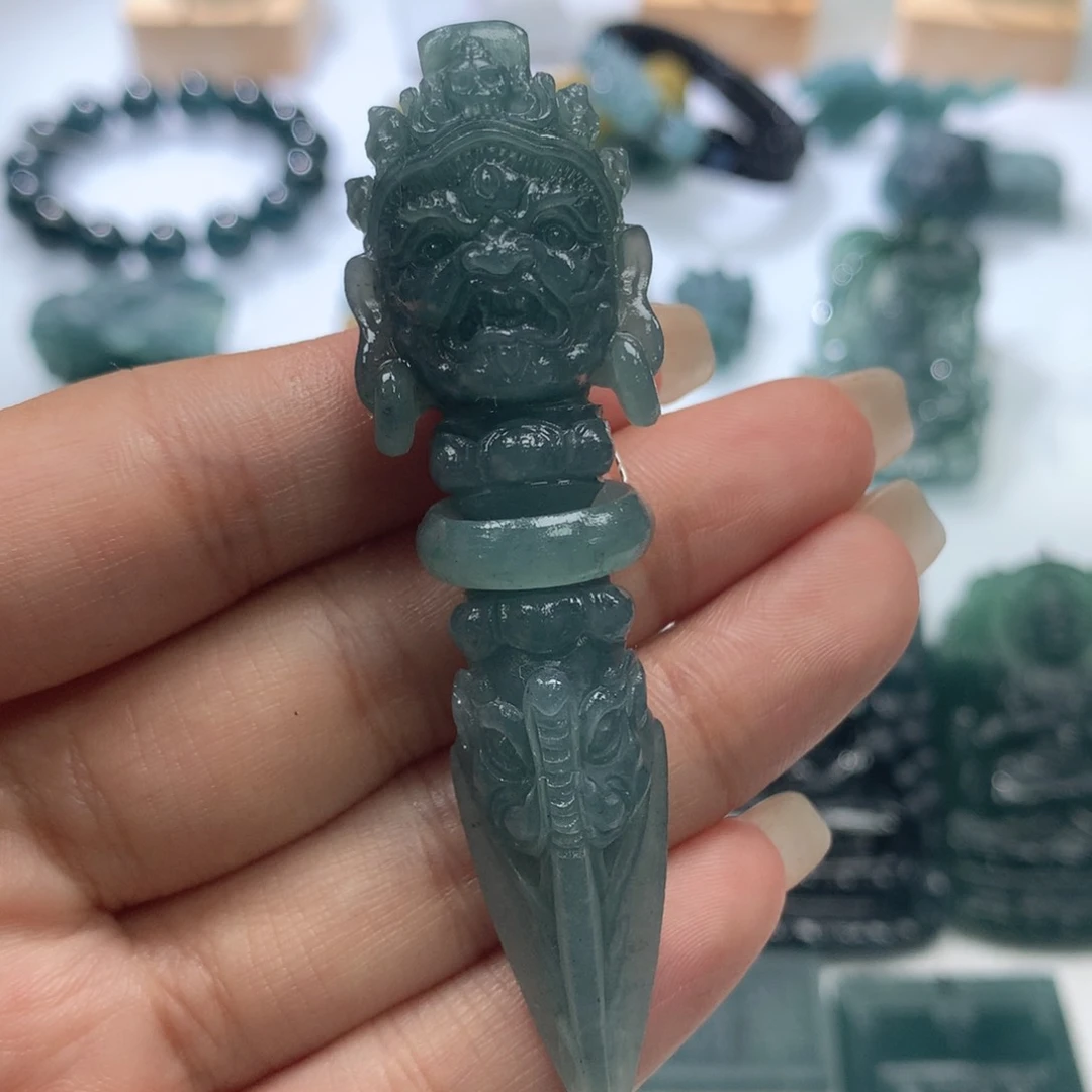 未镶嵌定制翡翠毛货不退不换