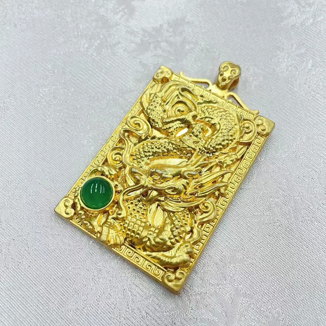 【壹壹】高端天然珠宝翠绿吊坠x571/原创设计精致典雅