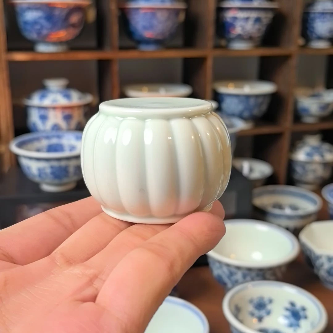 纯白胎南瓜墩墩盖置