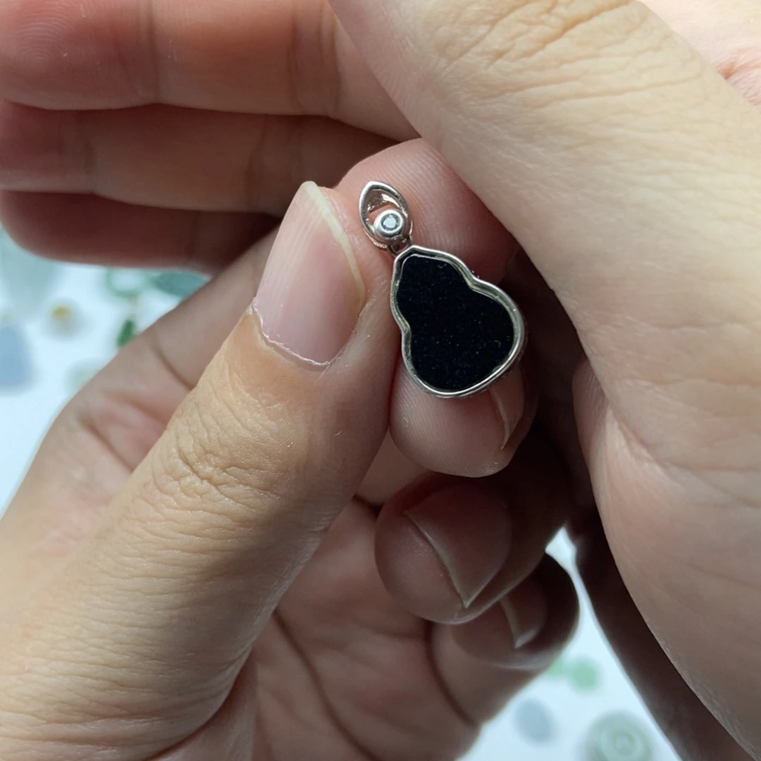 翡翠银S925镶嵌颈饰