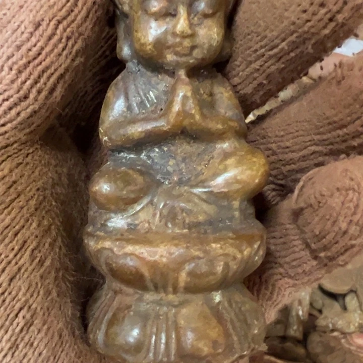 福***家和田玉（黄玉）未镶嵌挂件