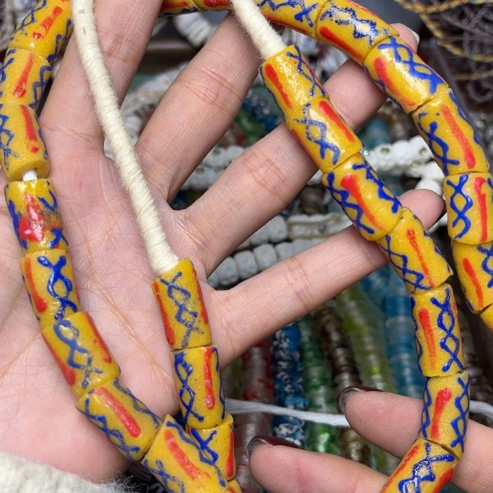 玻璃颈饰9223琉璃一条