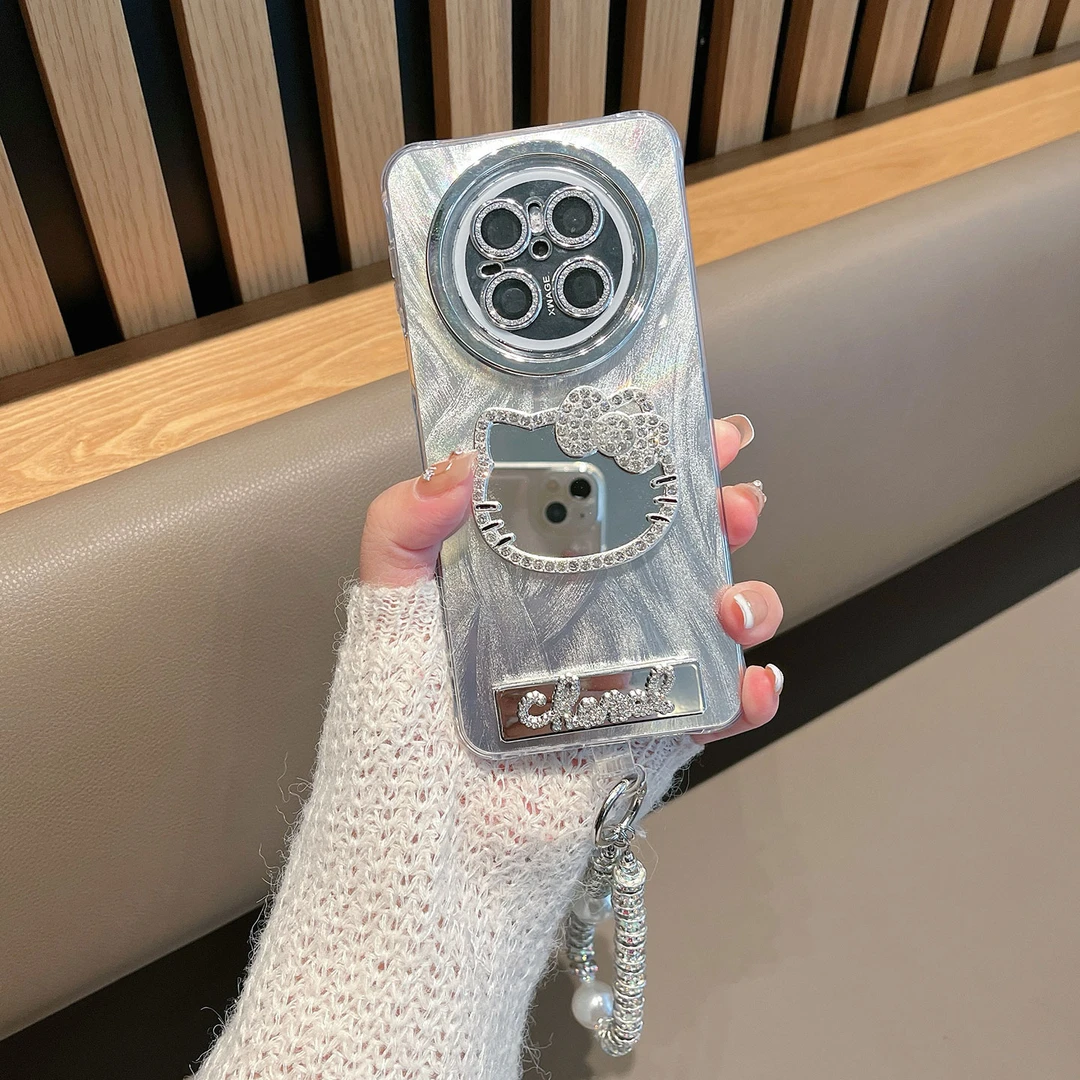 适用于华为mate70手机壳70pro优享版新款pro+带镜头膜air可爱镜子