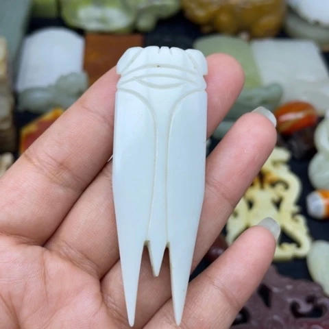 和田玉未镶嵌颈饰9