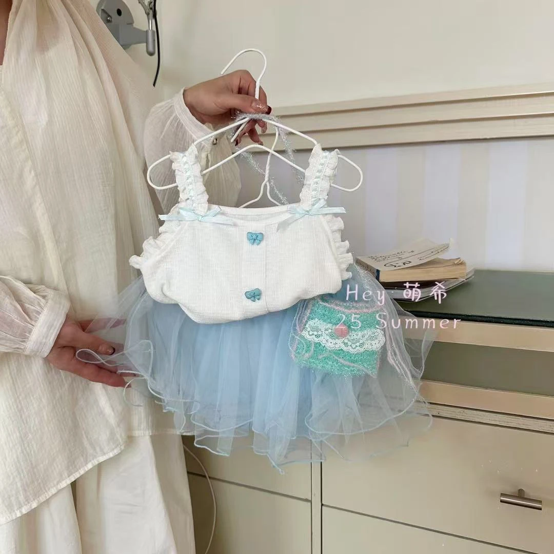 25夏 ～ 女童蝴蝶结背心M871