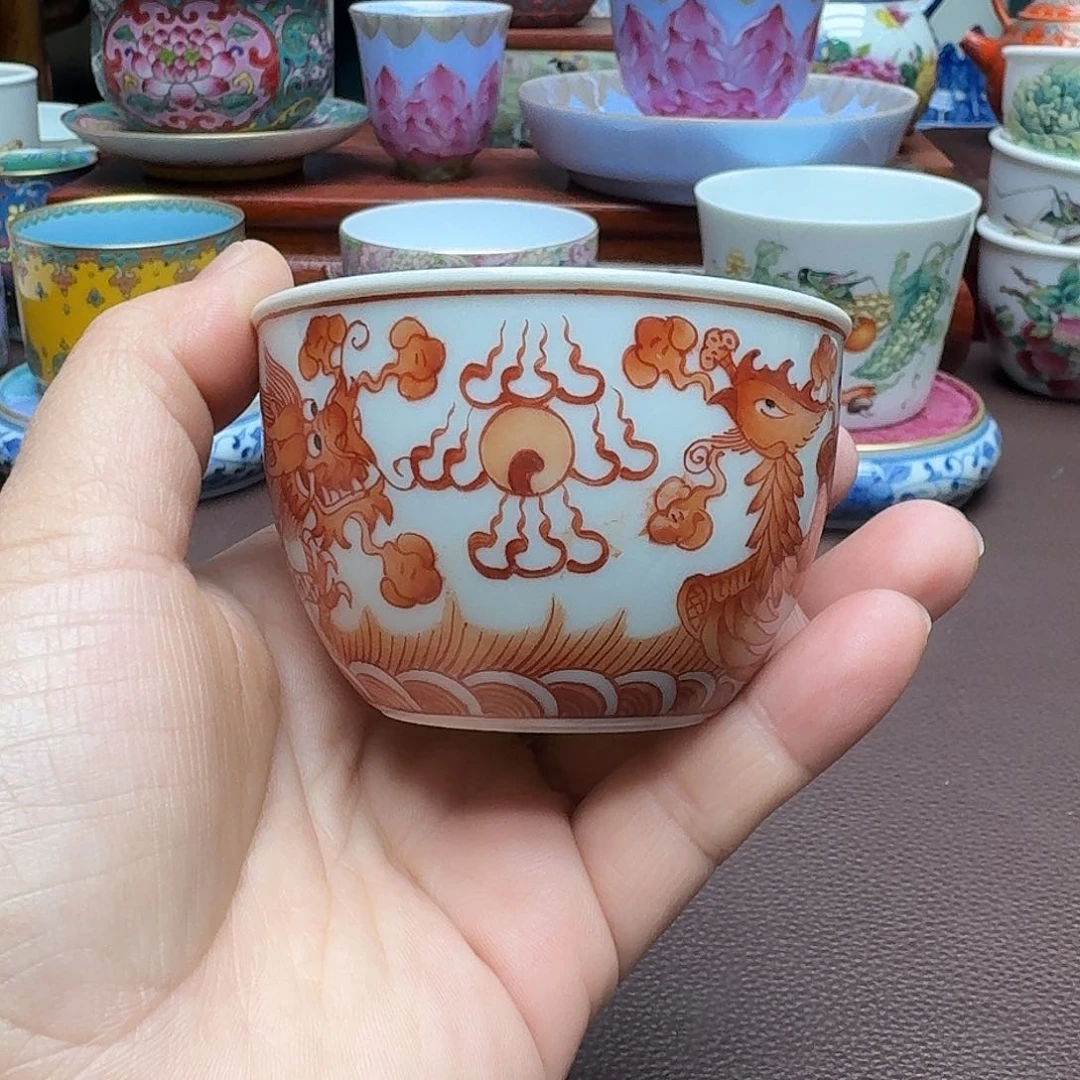瓷片景德镇仿古手工制作精品展示