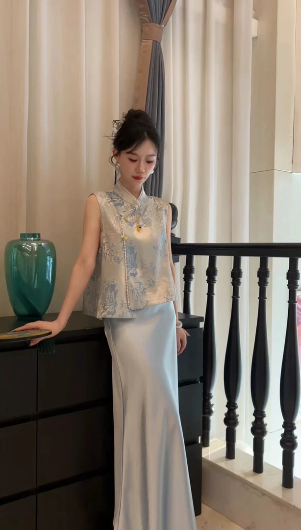 【单件马甲】中式国风气质时尚百搭设计宽松复古夏季透气显瘦流苏