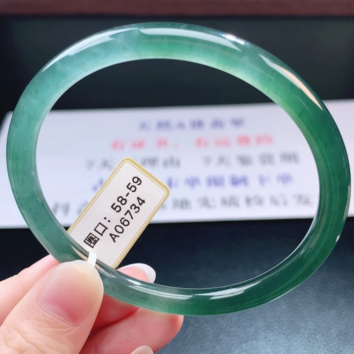翡翠未镶嵌手镯翡翠手镯124