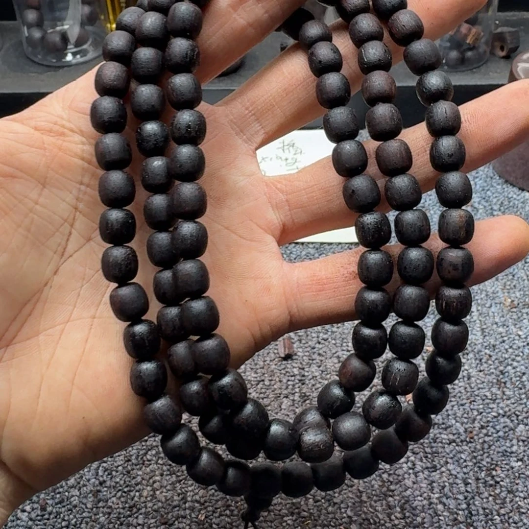 藤类紫牛肉干多圈0.8×108颗老邢珠